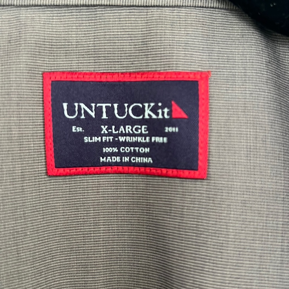UNTUCKit X-LARGE SLIM FIT Grey shirt